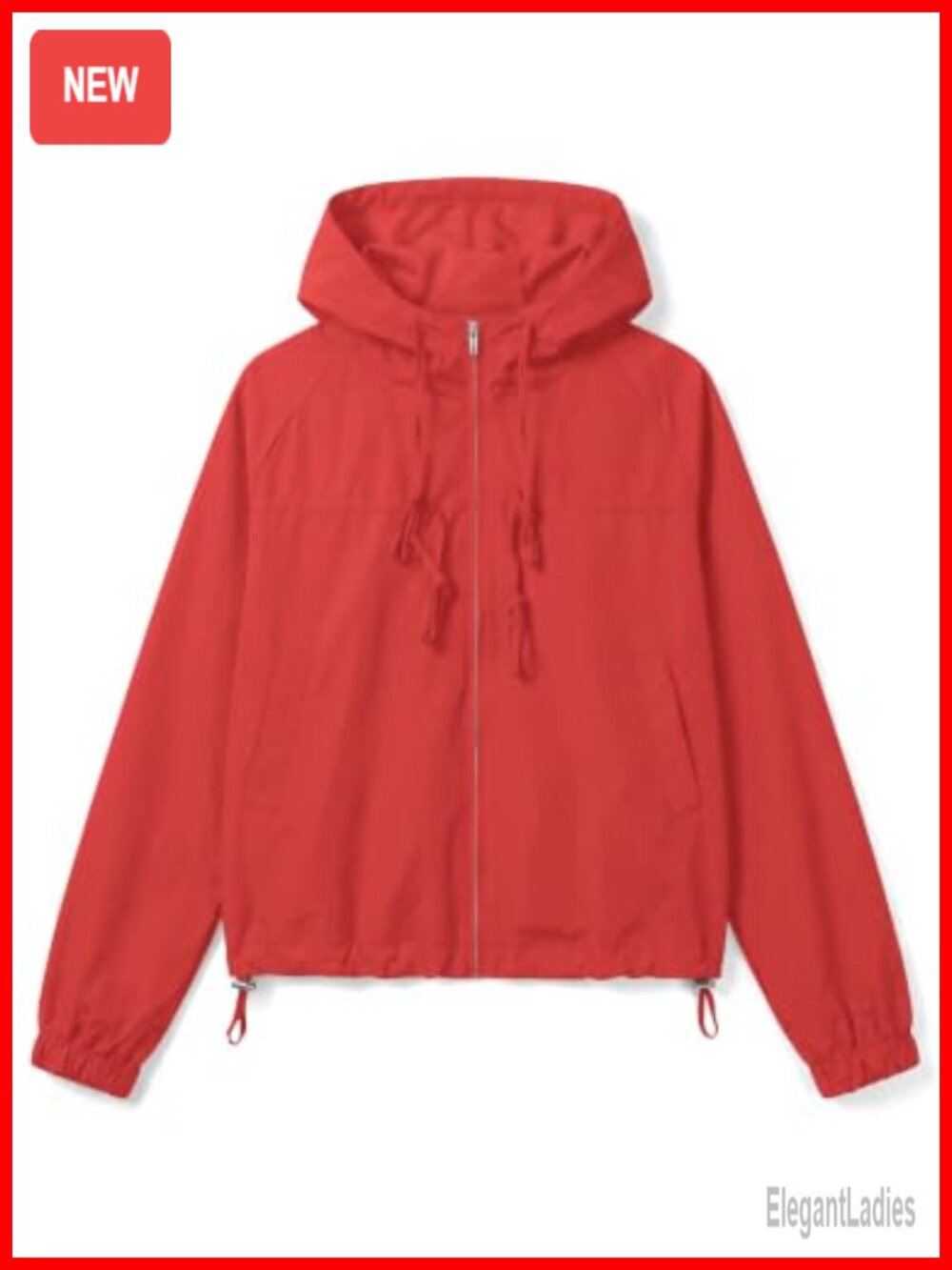 Women Zip Hoodie Cropped Casual Fall Jacket with Pockets